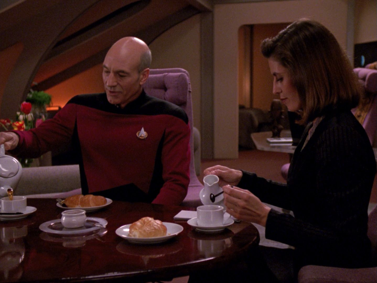 TNG Caption This! 424 Tea, Earl Grey, Hot The Trek BBS